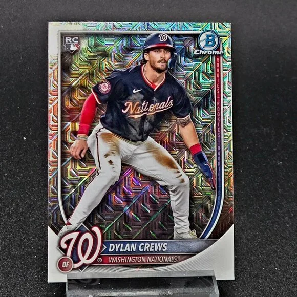 Dylan Crews Bowman Topps Chrome Ice RC's Washington Nationals Top Prospect - Picture 4 of 7